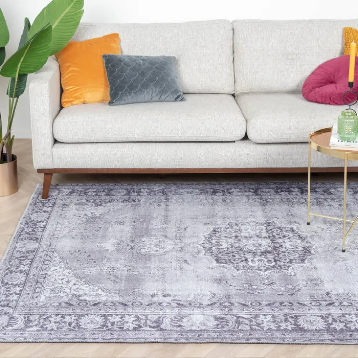 Teppich Vintage - Estate Medaillon Grau