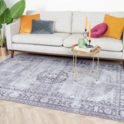 Teppich Vintage - Estate Medaillon Grau