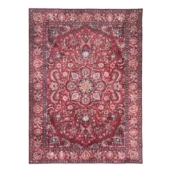 Teppich Vintage - Imagine Medaillon Rot