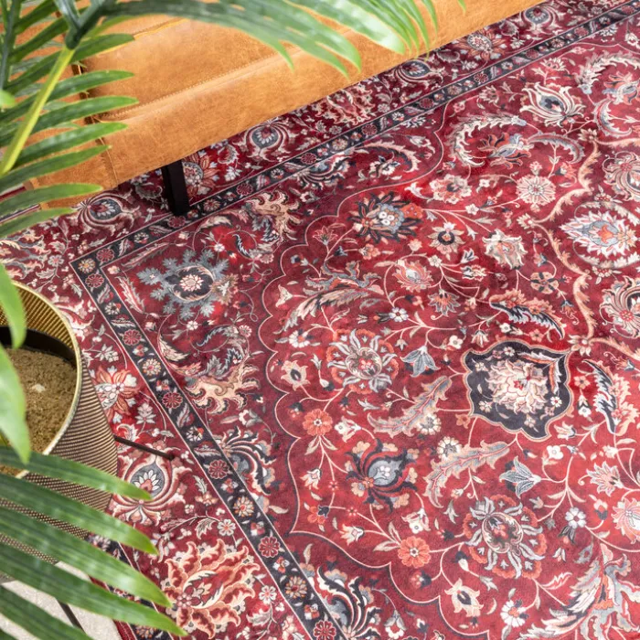 Teppich Vintage - Imagine Medaillon Rot