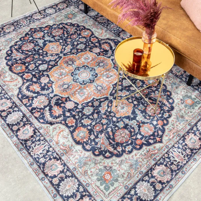 Teppich Vintage - Imagine Medaillon Blau