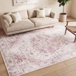 Teppich Vintage - Lago Rot Rosa