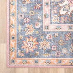 Teppich Vintage - Lily Medaillon Rosa