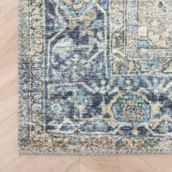 Teppich Vintage - Lugan Hellblau