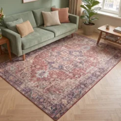 Teppich Vintage - Lugan Rot