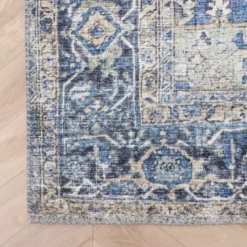 Teppich Vintage - Lugan Taupe Blau