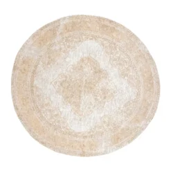 Teppich Vintage Rund - Admire Beige