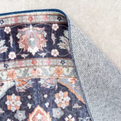 Teppich Vintage Rund - Imagine Oriental Blau