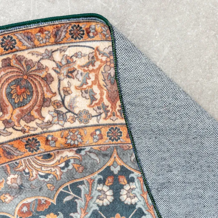 Teppich Vintage Rund - Imagine Medaillon Bunt