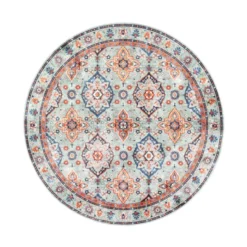 Teppich Vintage Rund - Imagine Oriental Grün