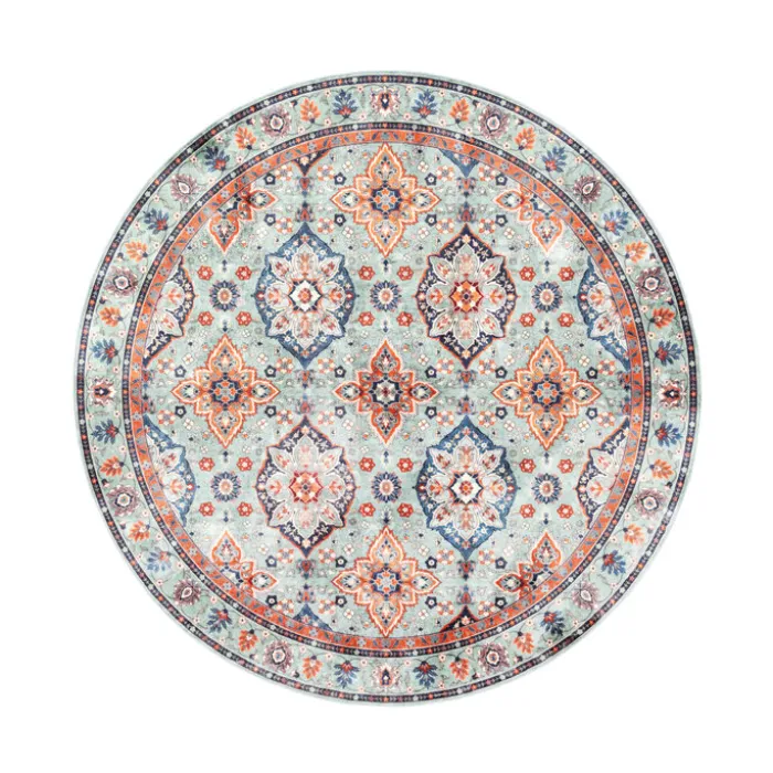 Teppich Vintage Rund - Imagine Oriental Grün