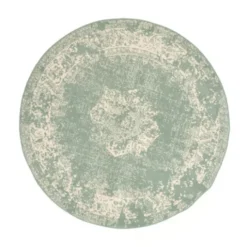 Teppich Vintage Rund - Wonder Grün
