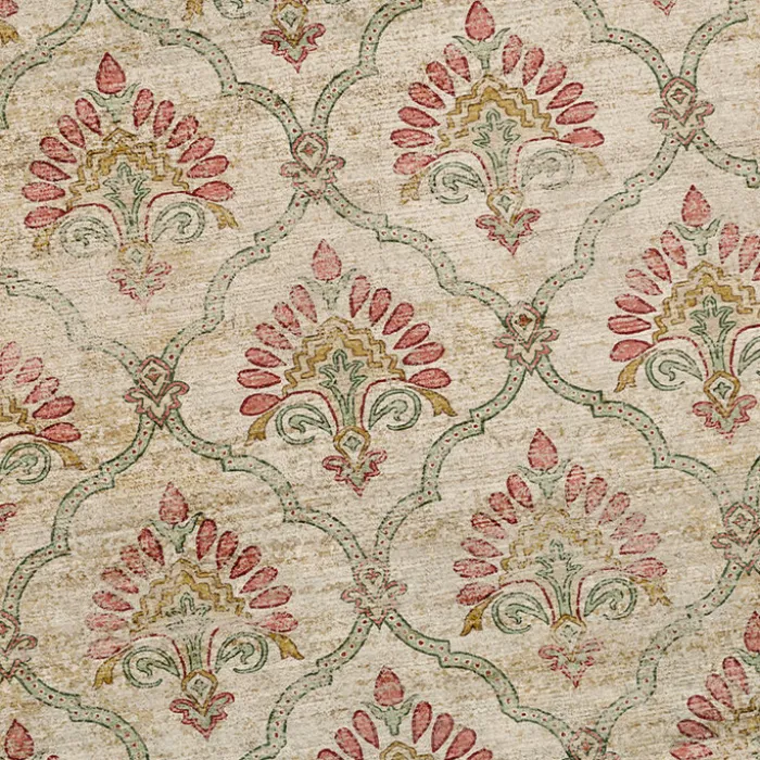 Teppich Vintage - Sage Grid Grün