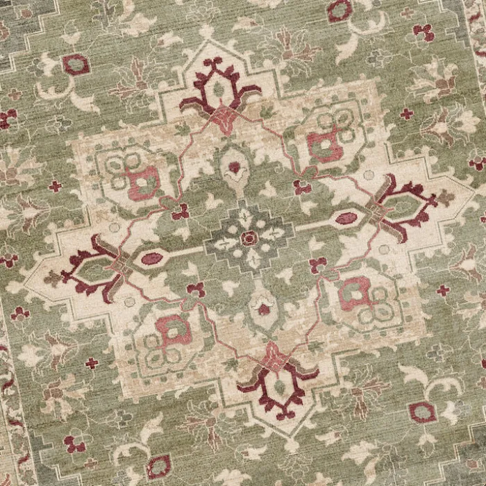 Teppich Vintage - Sage Medaillion Grün