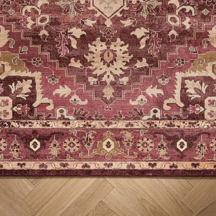 Teppich Vintage - Sage Medaillion Rot