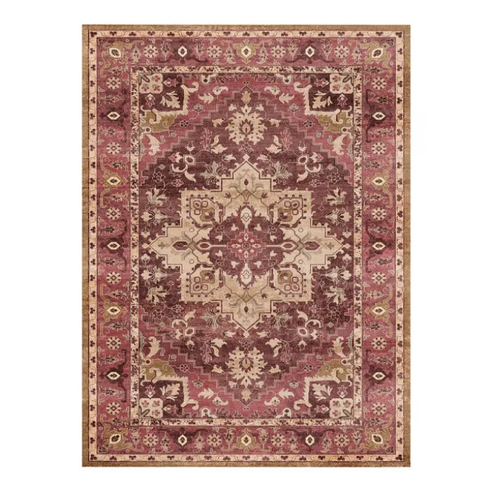 Teppich Vintage - Sage Medaillion Rot