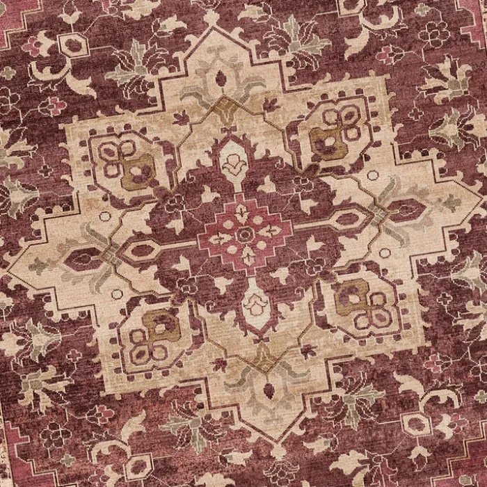 Teppich Vintage - Sage Medaillion Rot