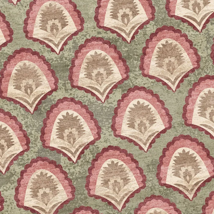 Teppich Vintage - Sage Pattern Grün