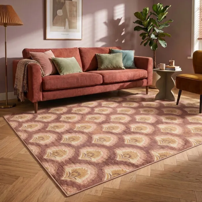 Teppich Vintage - Sage Pattern Terracotta