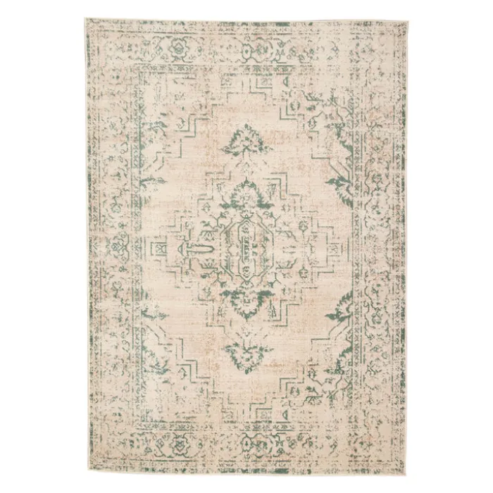 Teppich Vintage - Spring Ethnic Creme Grün