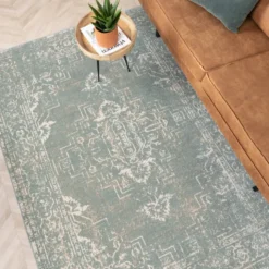 Teppich Vintage - Spring Ethnic Grün Creme