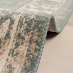 Teppich Vintage - Spring Medaillon Grün Creme