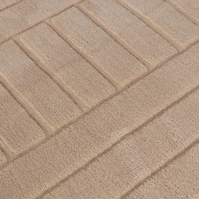 Teppich Wohnzimmer - Charm Arches Beige
