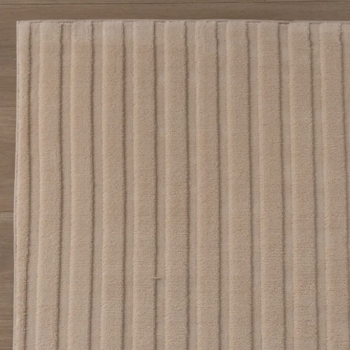 Teppich Wohnzimmer - Charm Curves Beige