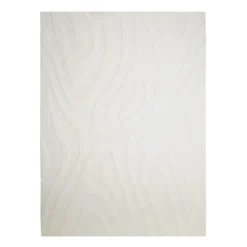 Teppich Wohnzimmer - Charm Shapes Weiß