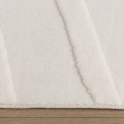 Teppich Wohnzimmer - Charm Shapes Weiß