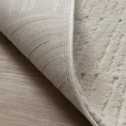 Teppich Wohnzimmer - Yune Lines Creme