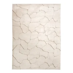 Teppich Wohnzimmer - Yune Stone Creme