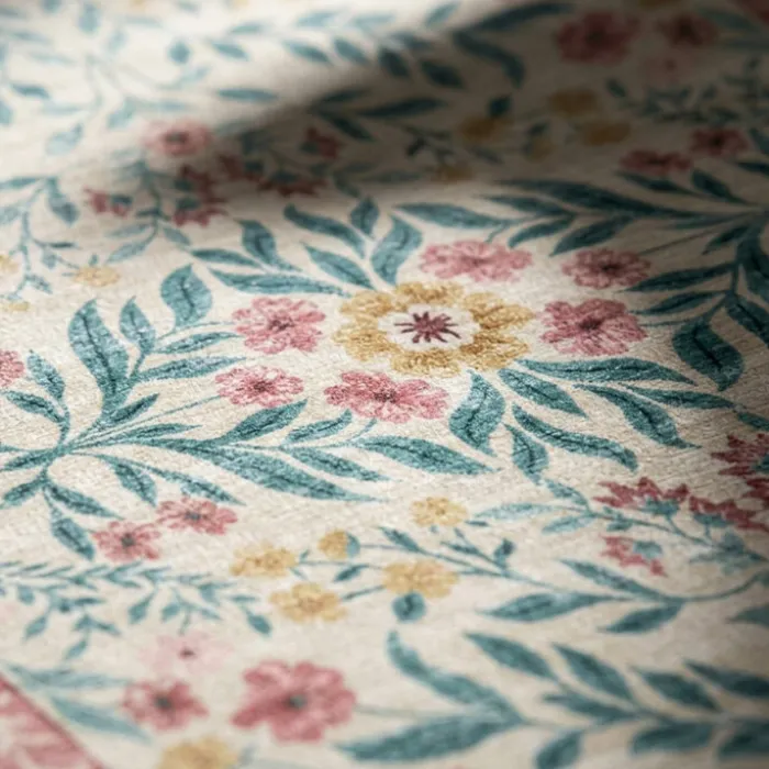 Vintage Gartenteppich Rund - Luana Bunt