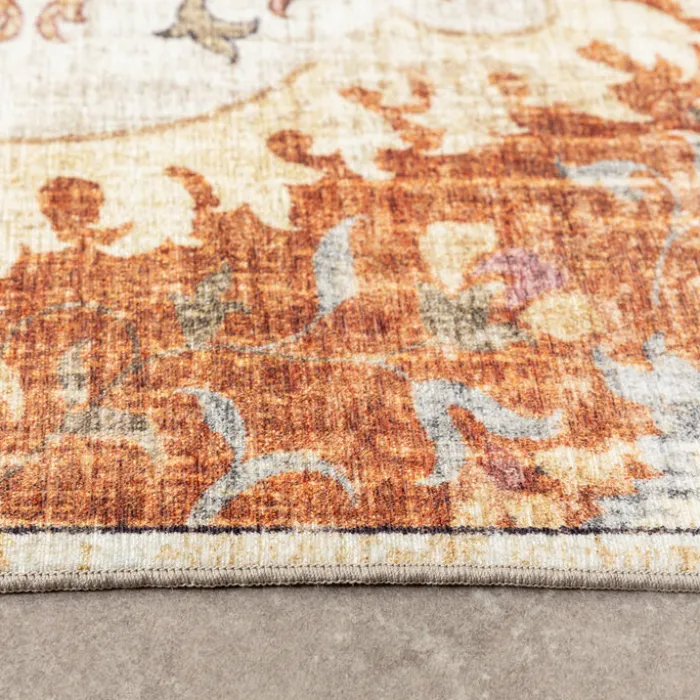 Vintage Gartenteppich - Santo Mandala Terrakotta