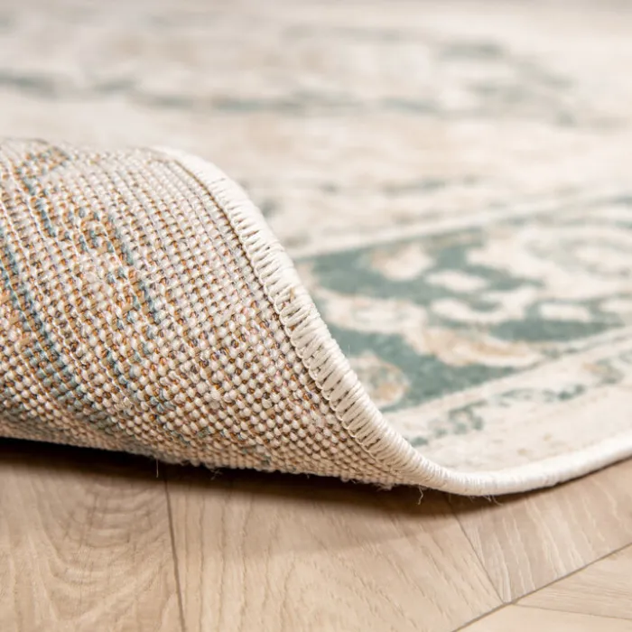 Vintage Läufer - Spring Medaillon Creme Grün