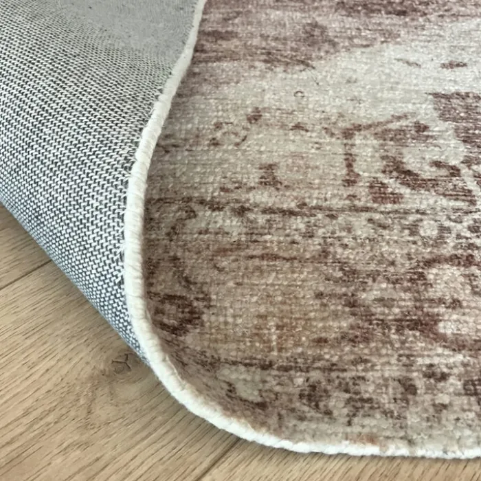 Vintage teppich - Kyra Medaillon Braun