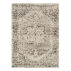 Vintage teppich - Kyra Medaillon Creme