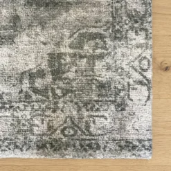 Vintage teppich - Kyra Medaillon Grün