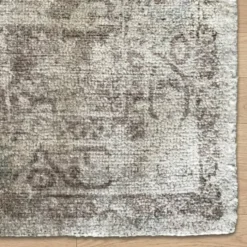 Vintage teppich - Kyra Medaillon Taupe