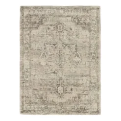 Vintage teppich - Kyra Medaillon Taupe