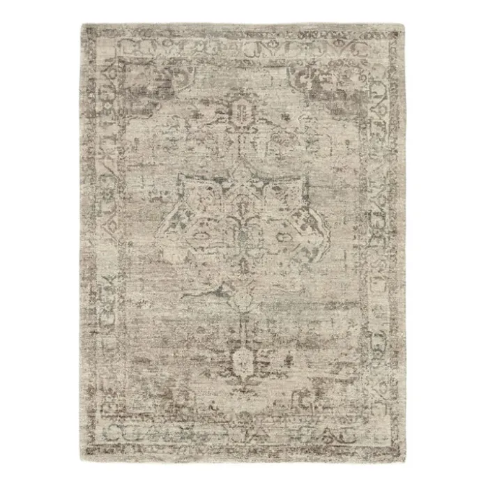 Vintage teppich - Kyra Medaillon Taupe
