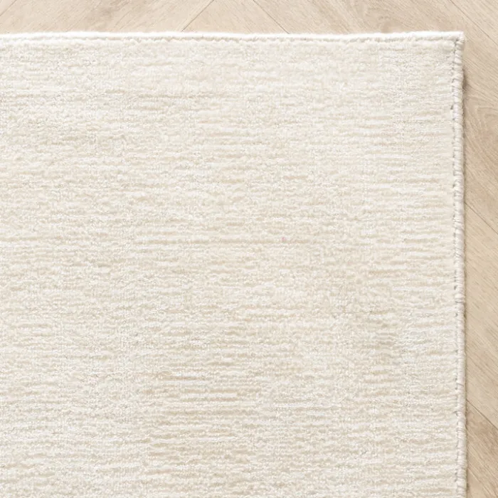Viskose Teppich - Jean Creme Weiß