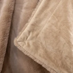 Waschbare Kuscheldecke - Otis Taupe