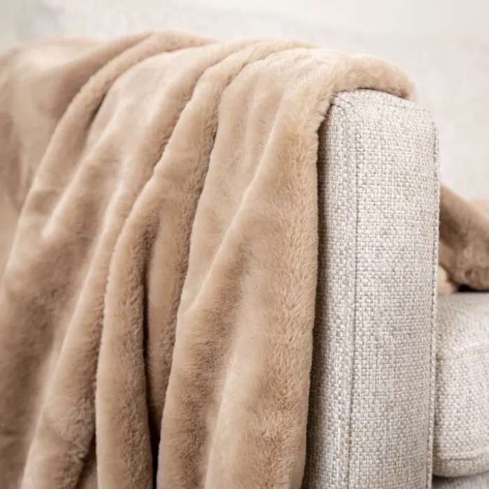 Waschbare Kuscheldecke - Otis Taupe