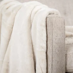 Waschbare Kuscheldecke - Otis Creme