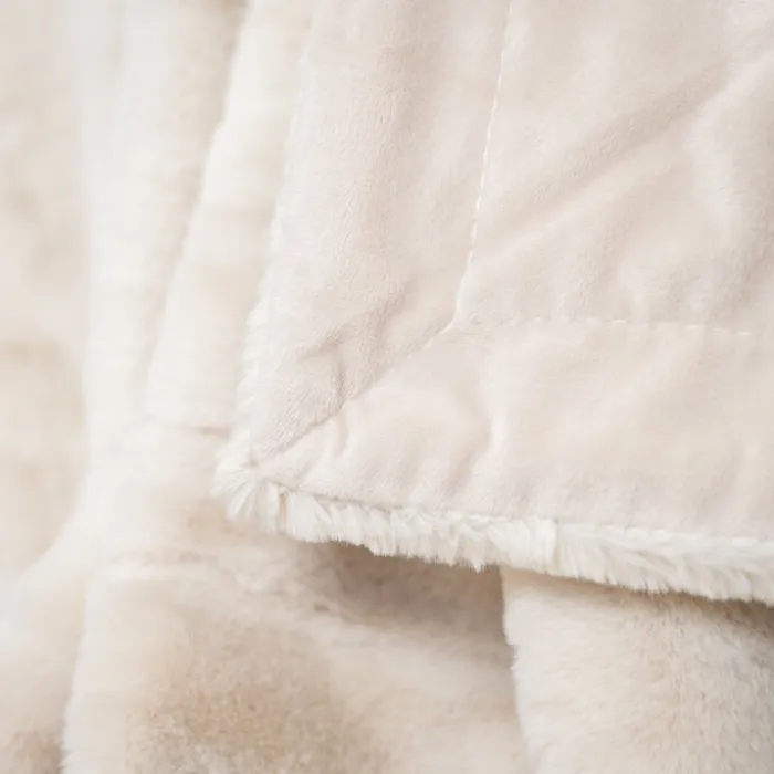 Waschbare Kuscheldecke - Otis Creme