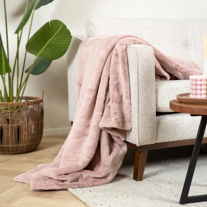 Waschbare Kuscheldecke - Otis Rosa