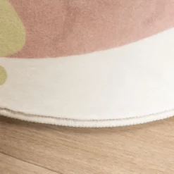 Waschbarer Kinderteppich - Berry Erdbeere Rosa