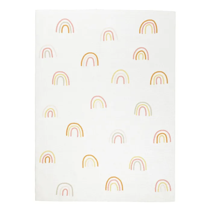 Waschbarer Kinderteppich - Evi Rainbow Bunt
