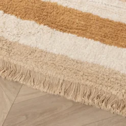 Waschbarer Kinderteppich - Milo Beige